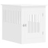 Dog Crate Furniture White 21.7"x31.5"x26.8" Engineered Wood