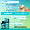 Calming Oil for Dogs Natural Anxiety and Stress Relief Pet Relaxation Aid