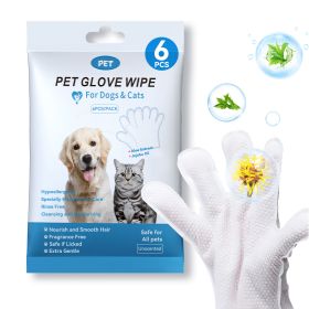 Cleaning Wipes Gloves For Dog And Cat,Pet Bathing Wipes Cleaning & Deodorizing,Dog Wipes For Body Paws Butt Daily Care,Cat Grooming Wipes Cleanin (Option: 1pack)
